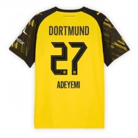 Stroje piłkarskie Borussia Dortmund Karim Adeyemi #27 Koszulka Podstawowej 2025-26 Krótki Rękaw